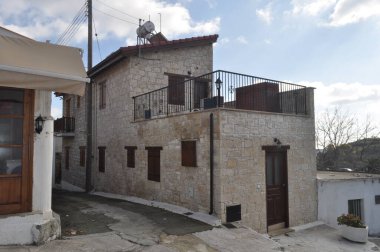 The beautiful village of Omodos in the province of Limassol, in Cyprus