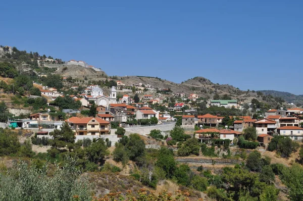 Bellissimo Villaggio Pelendri Provincia Limassol Cipro — Foto Stock