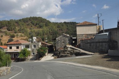 Kıbrıs 'ın Limasol ilindeki güzel Potamitissa köyü