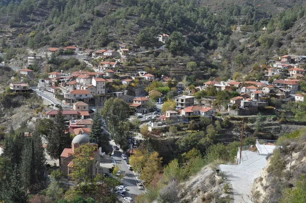 Красивая Деревня Потамитисса Провинции Лимассол Кипре — стоковое фото