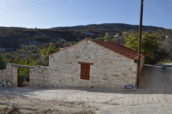 Bela Aldeia Arminou Província Paphos Chipre — Fotografia de Stock