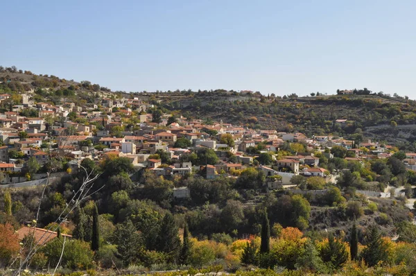 Bellissimo Villaggio Arminou Nella Provincia Paphos Cipro — Foto Stock