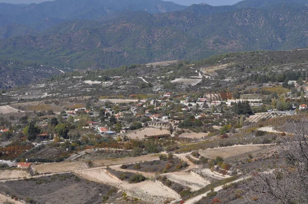 Красивая Деревня Армину Провинции Пафос Кипрусе — стоковое фото