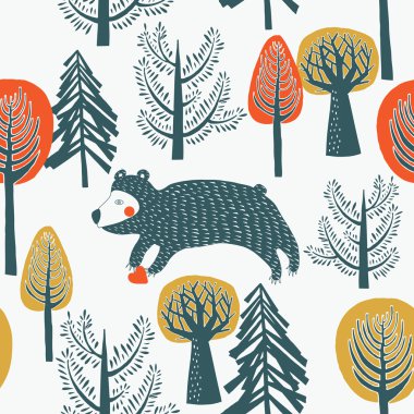 ayı ile Sevgililer günü kartı