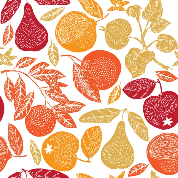 Jardin fruitier — Image vectorielle