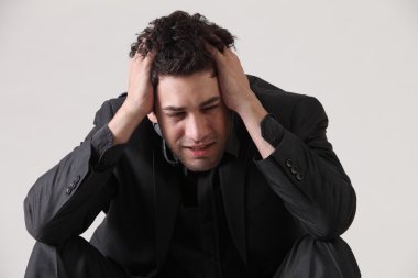 işadamı hüzünlü