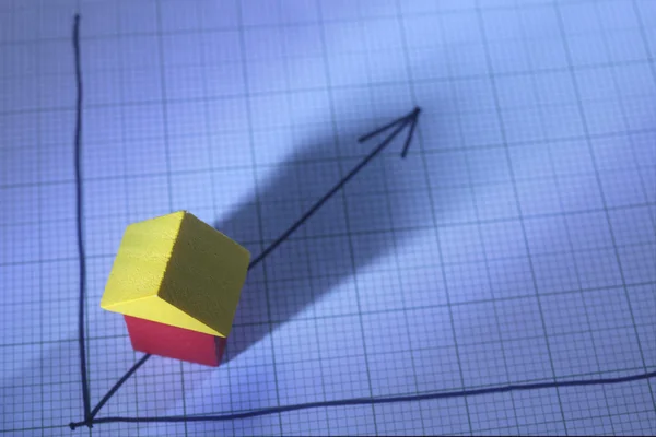 Cena domu wzrostu — Zdjęcie stockowe