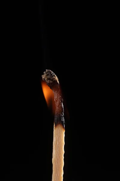 Burning Match — Stock Photo, Image