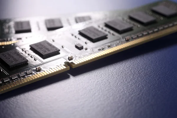Paměťové čipy paměti RAM — Stock fotografie
