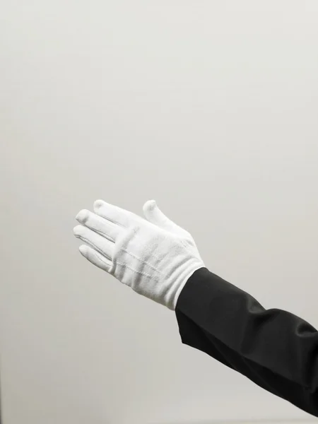 Guantes de mano blancos — Foto de Stock