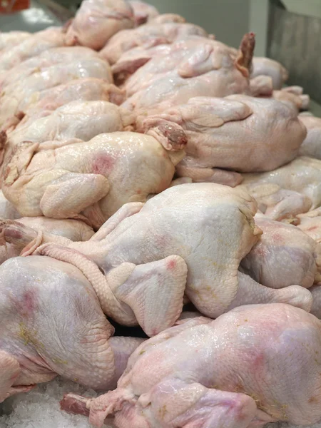 Chicken at local market — Stock Photo, Image