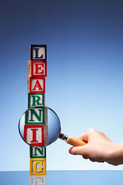 The word 'Learning' — Stockfoto