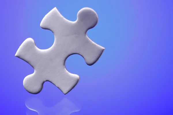 Single piece of a jigsaw puzzle — Stock Photo, Image
