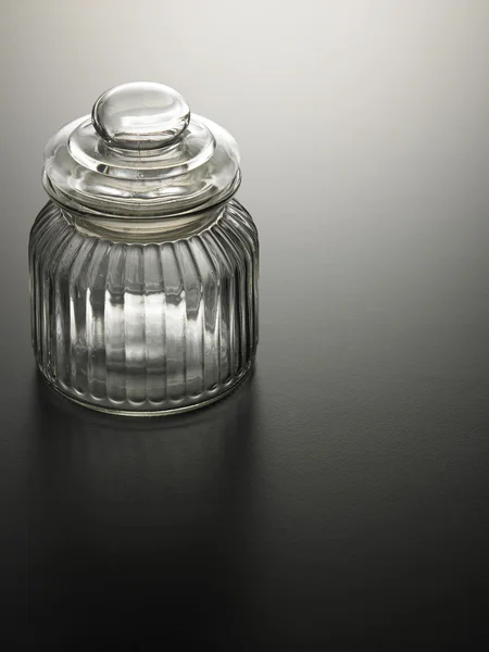 A glass jar with lid — Stock Photo, Image