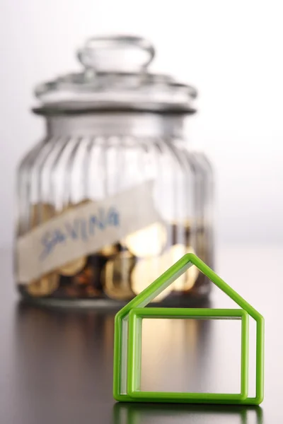 Saving for house — Stock Photo, Image