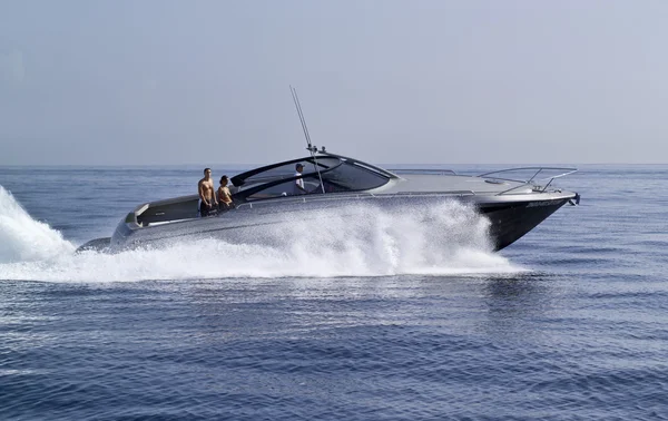 Luxury yacht with — Stock Photo, Image
