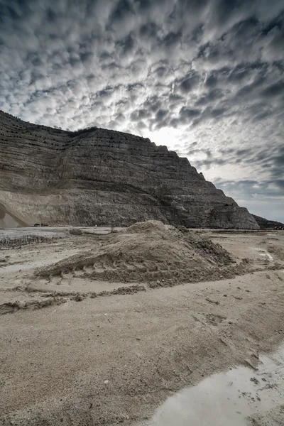 Italie, Maddaloni (Naples), mine de pierre — Photo