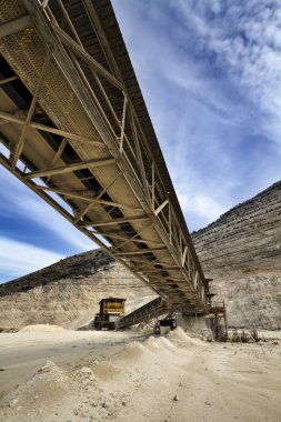 İtalya, maddaloni (Napoli), taş çukur