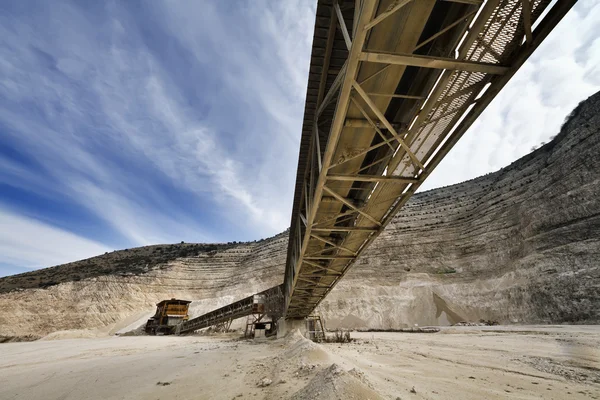 Italie, Maddaloni (Naples), mine de pierre — Photo