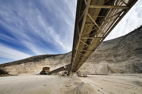 Italie, Maddaloni (Naples), mine de pierre — Photo