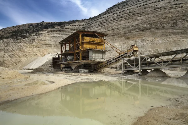 Olaszország, maddaloni (naples), kő pit — Stock Fotó