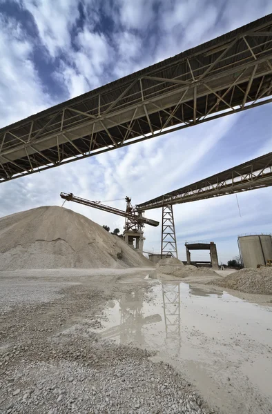 Italy, Maddaloni (Naples), cement factory — Stock Photo, Image