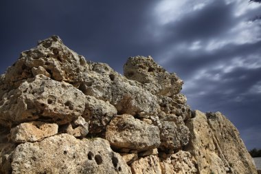 Malta Adası, gozo, ggantija tapınak kalıntıları