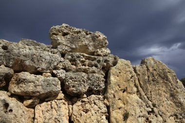 Malta Adası, gozo, ggantija tapınak kalıntıları