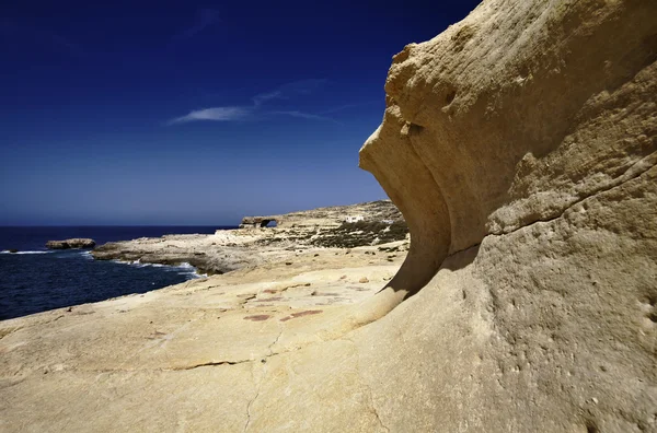 Isola di Malta, Gozo, le rovine dei templi di Ggantija — Foto Stock