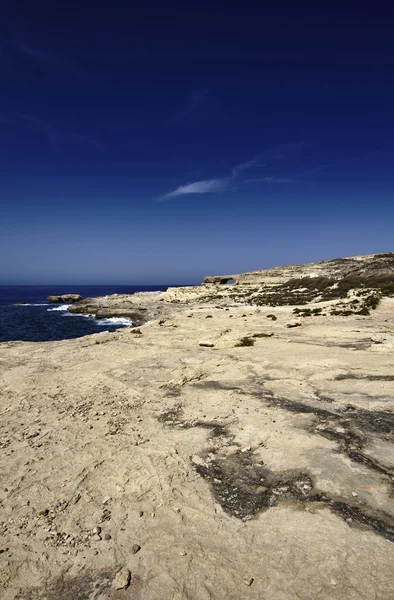 Isla de Malta, Gozo, las ruinas de los templos de Ggantija — Foto de Stock