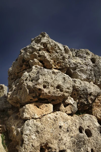 Мальта, Гозо, руины храмов Ггантии — стоковое фото