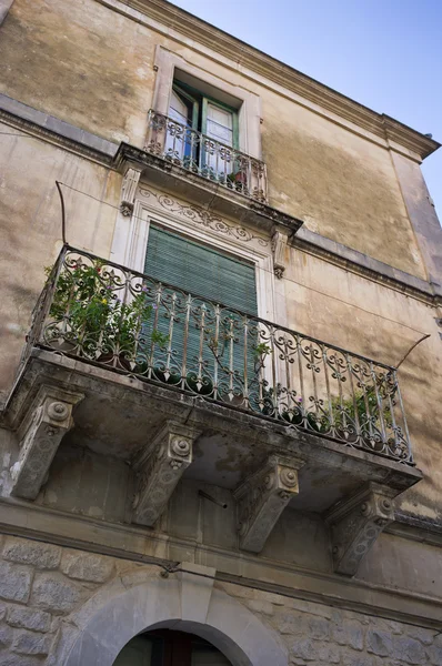 Baroque building, old balcony — Stock Photo, Image