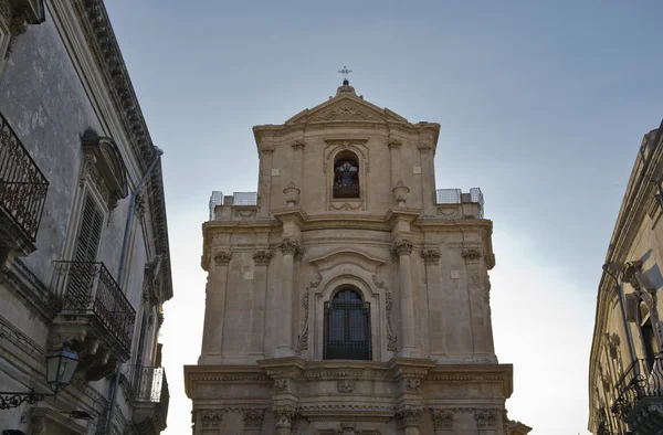 St. Michael Baroque church facade — Stock Photo, Image