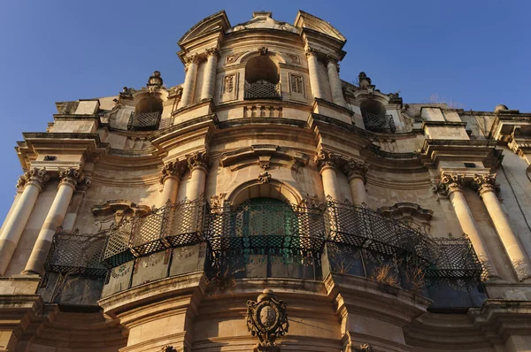 St. John's Baroque church facade (18th century AC) — Stock Photo, Image