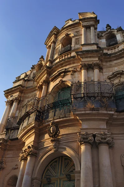 St. John's Baroque church facade (18th century AC) — Stock Photo, Image