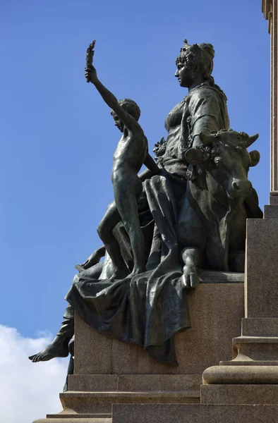 Italia, Roma, Gianicolo, estatua de bronce —  Fotos de Stock