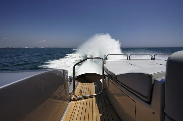 Alfamarine 60 luxury yacht — Stock Photo, Image