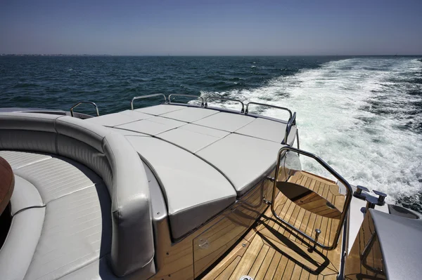 Alfamarine 60 luxury yacht — Stock Photo, Image