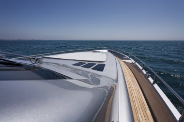 İtalya, Fiumicino (Rome), Alfamarine 72 lüks yat, yay ve sundeck