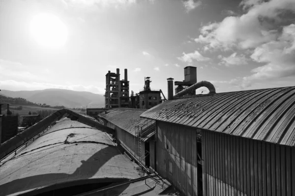 Fábrica de cemento en Italia — Foto de Stock