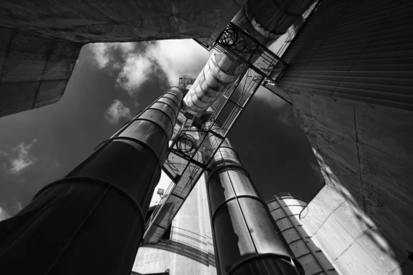 Cementfabrik i Italien — Stockfoto