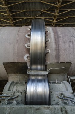 İtalya, maddaloni, çimento fabrikası, yüksek fırın