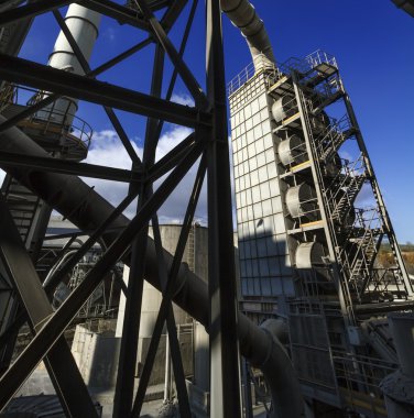 İtalya, maddaloni, çimento fabrikası