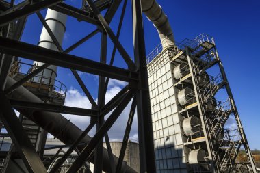 İtalya, maddaloni, çimento fabrikası