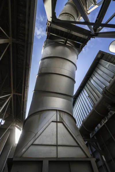 Italien, maddaloni, cementfabrik — Stockfoto