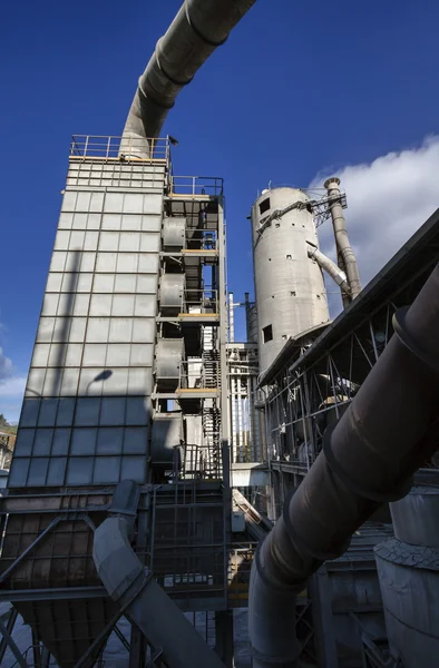 Italy, Maddaloni, cement factory — Stock Photo, Image