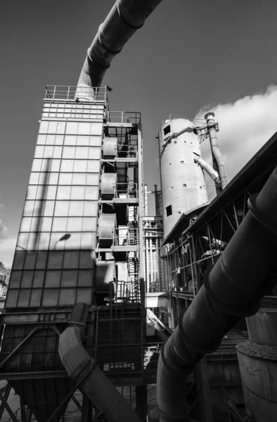 Italy, Maddaloni, cement factory — Stock Photo, Image