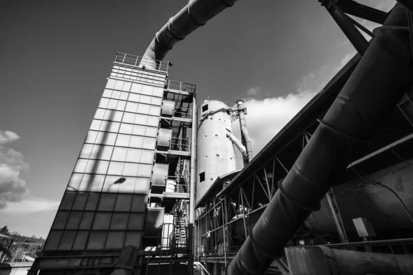Itália, Maddaloni, fábrica de cimento — Fotografia de Stock