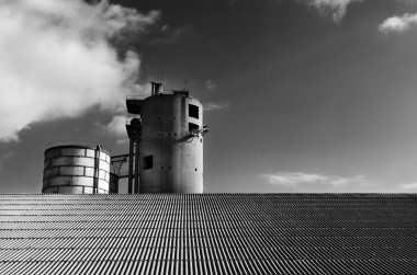 İtalya, maddaloni (Napoli), çimento fabrikası