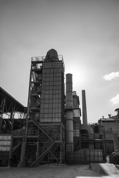 Italië, maddaloni (naples), cementfabriek — Stockfoto